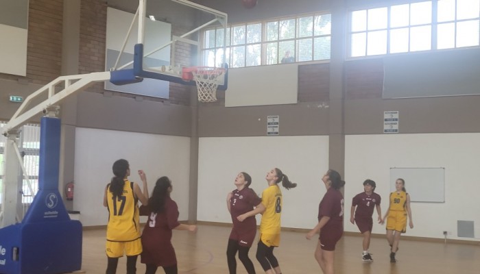 Junior girls basketball team